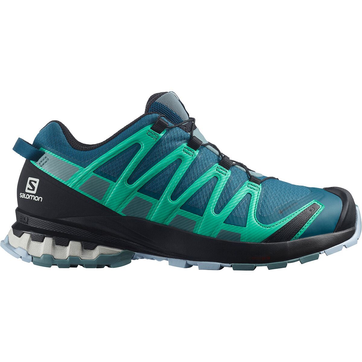 Salomon XA Pro 3D V8 GTX Shoe - Women's Legion Blue/Trooper/Mint Leaf, US 10.5/UK 9.0