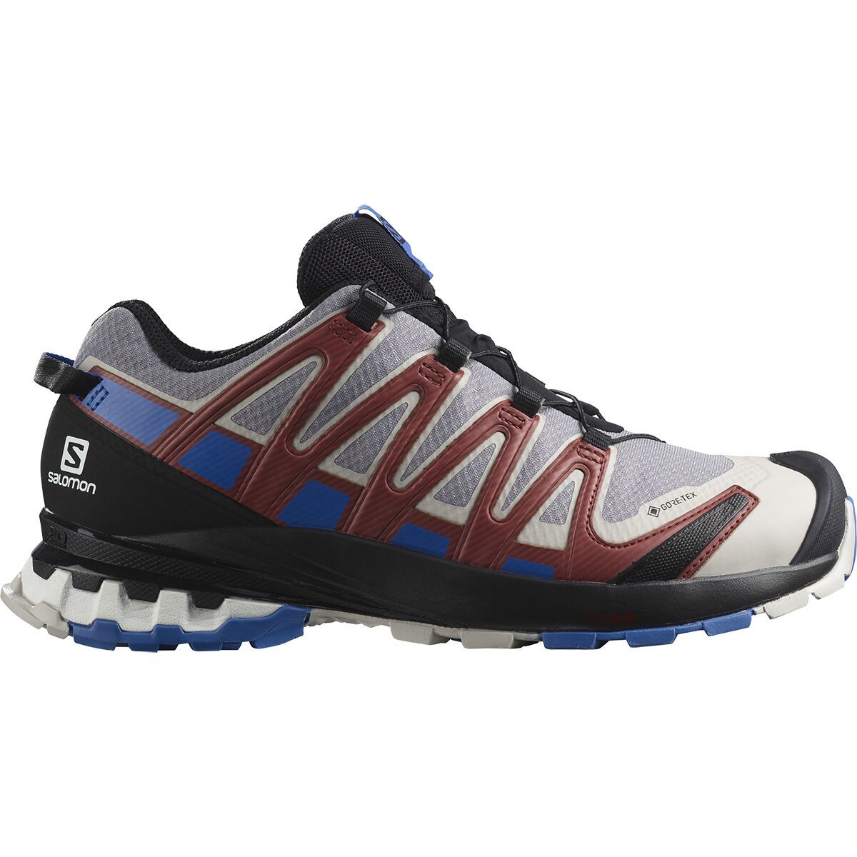 Salomon XA Pro 3D V8 GTX Shoe - Women's Monument/Amparo Blue/Madder Brown, US 12.0/UK 10.5