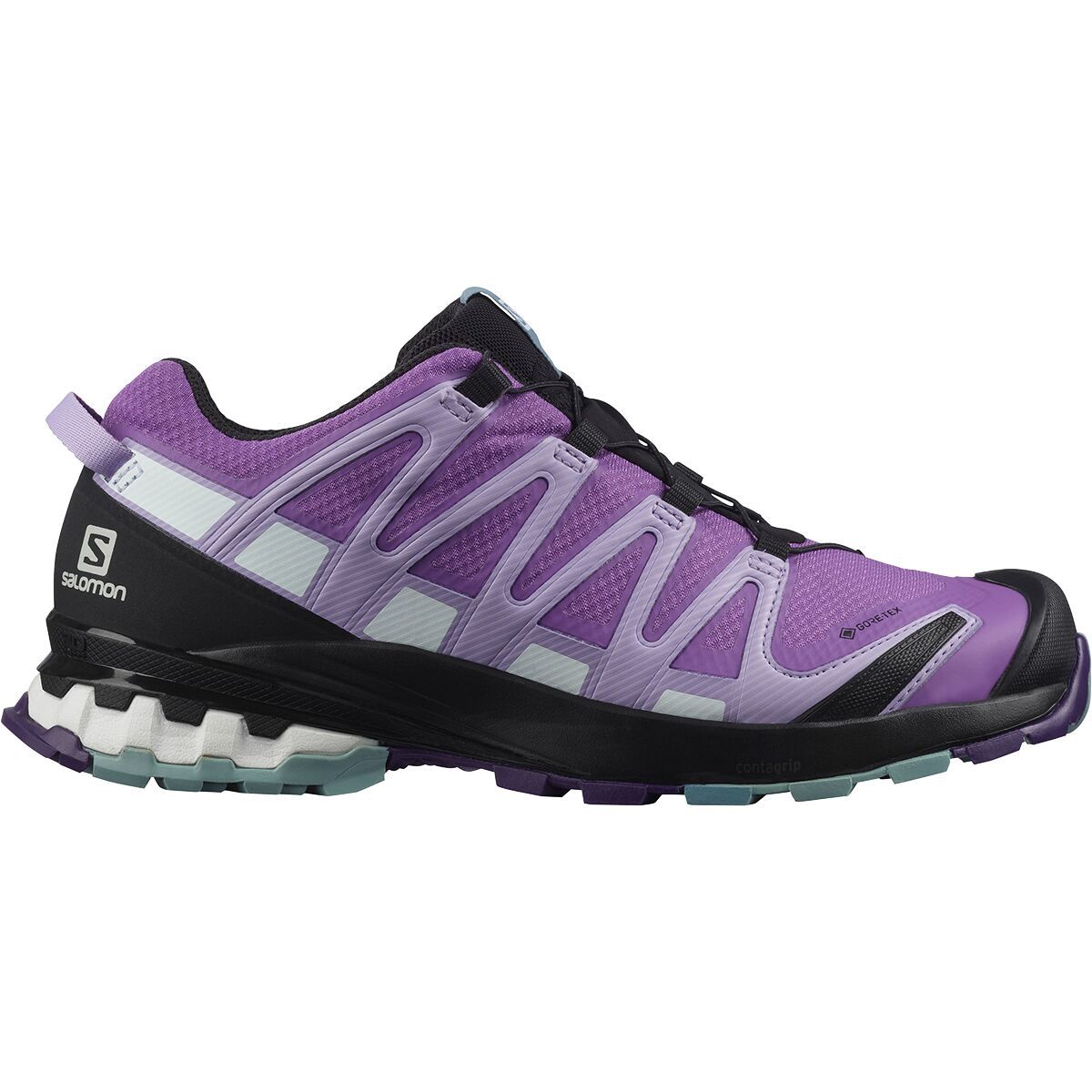Salomon XA Pro 3D V8 GTX Shoe - Women's Royal Lilac/Lavender/Slate, US 7.5/UK 6.0