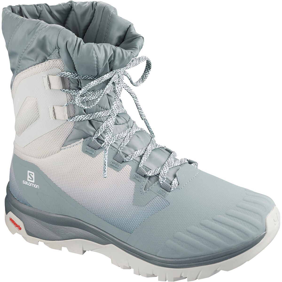 Salomon Vaya Powder TS CSWP Boot - Women's Lead/Lunar Rock/Stormy Weather, US 6.5/UK 5.0