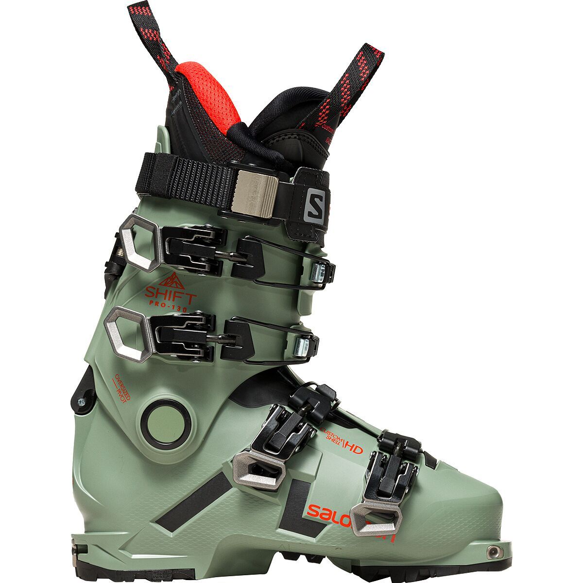 Salomon Shift Pro 130 Alpine Touring Boot - 2022 Oil Green, 27.5