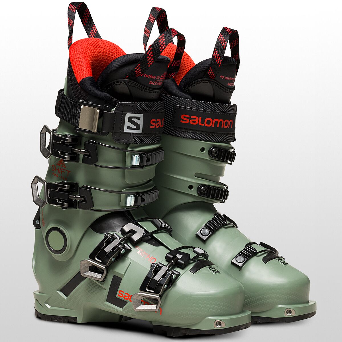 Salomon Ski Schuhe Shift PRO 130 at Oil GRE grün