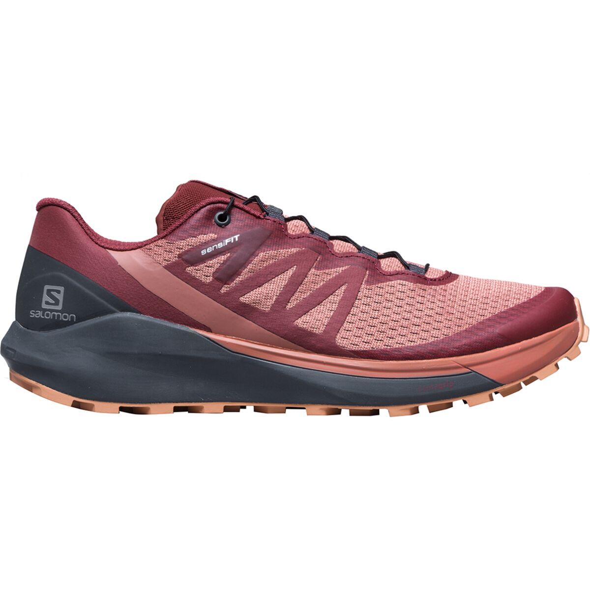 Salomon Sense Ride 4 Trail Running Shoe - Women's Brick Dust/India Ink/Sirocco, US 9.0/UK 7.5