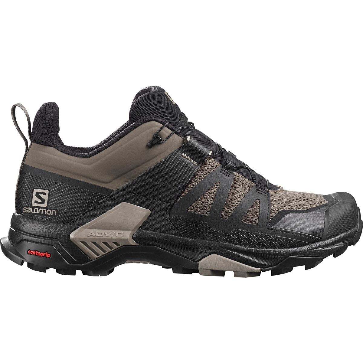 Salomon X Ultra 4 Hiking Shoe - Men's Bungee Cord/Black/Vintage Kaki, US 7.0/UK 6.5