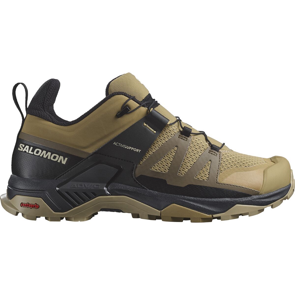Salomon X Ultra 4 Hiking Shoe - Men's Kelp/Dark Earth/Black, US 11.0/UK 10.5