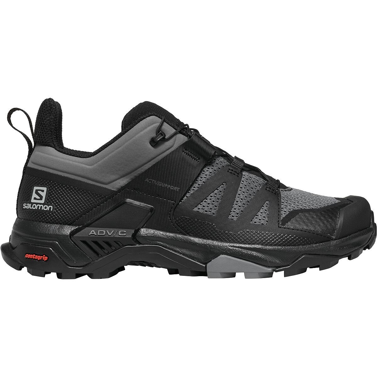 Salomon X Ultra 4 Hiking Shoe - Men's Quiet Shade/Black/Quiet Shade, US 13.0/UK 12.5