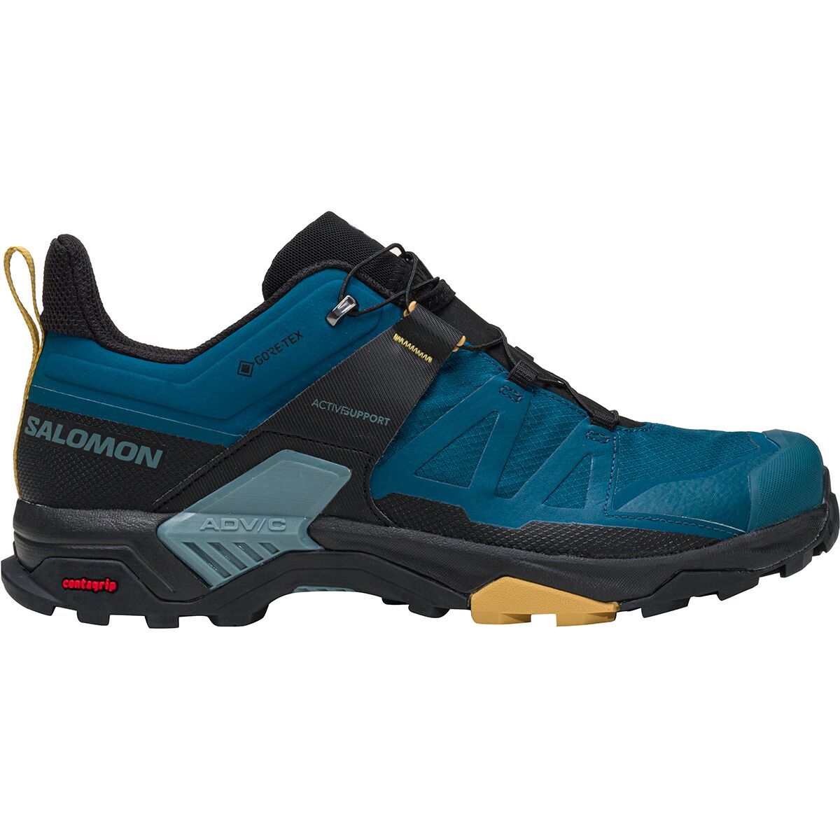 Salomon X Ultra 4 GTX Hiking Shoe - Men's Legion Blue/Black/Fall Leaf, US 10.5/UK 10.0