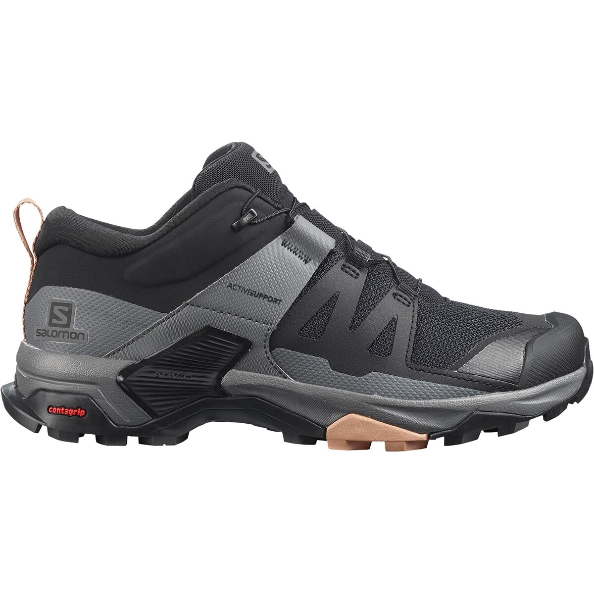 Salomon X Ultra 4 Hiking Shoe - Women's Black/Quiet Shade/Sirocco US 10.0/UK 8.5 product image