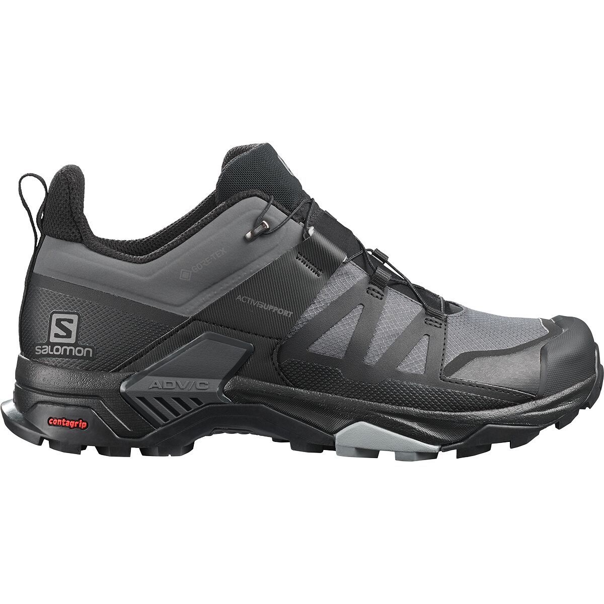 Salomon Salomon X Ultra 4 GTX Wide Hiking Shoe - Men's Magnet/Black/Monument, US 10.0/UK 9.5