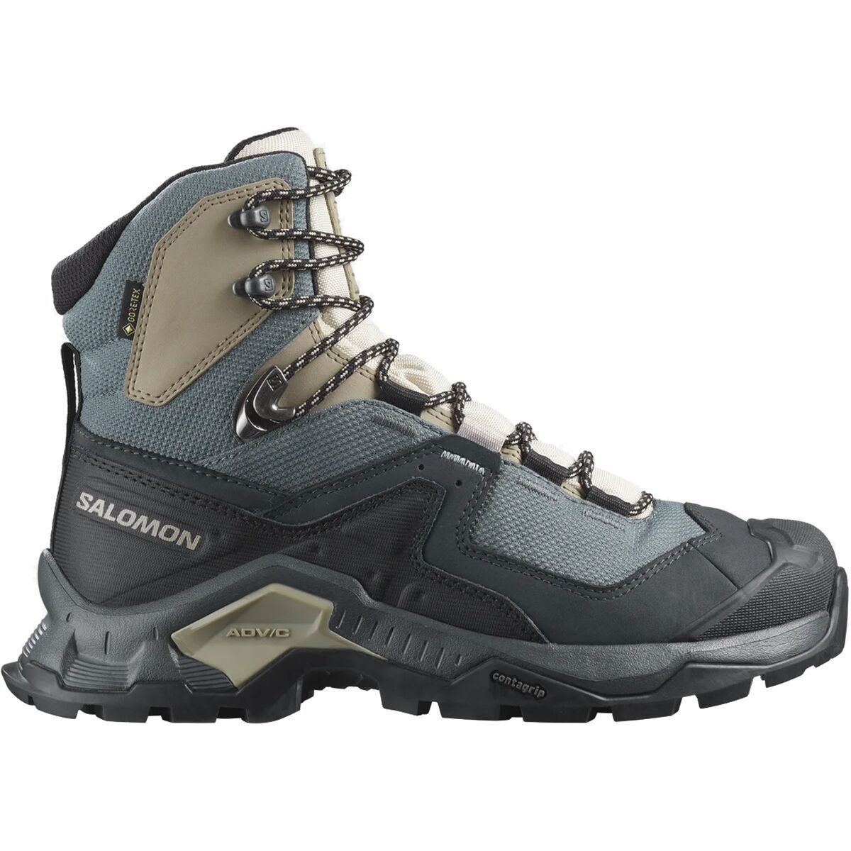 Salomon Salomon Quest Element GTX Hiking Boot - Women's Mocha Mousse/Pewter/Marine Blue, US 10.0/UK 8.5