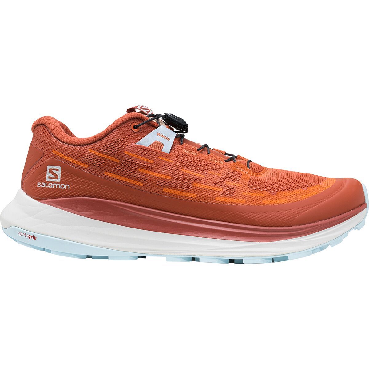 Salomon Ultra Glide Trail Running Shoe - Women's Mecca Orange/Red Orange/Crystal Blue, 5.0