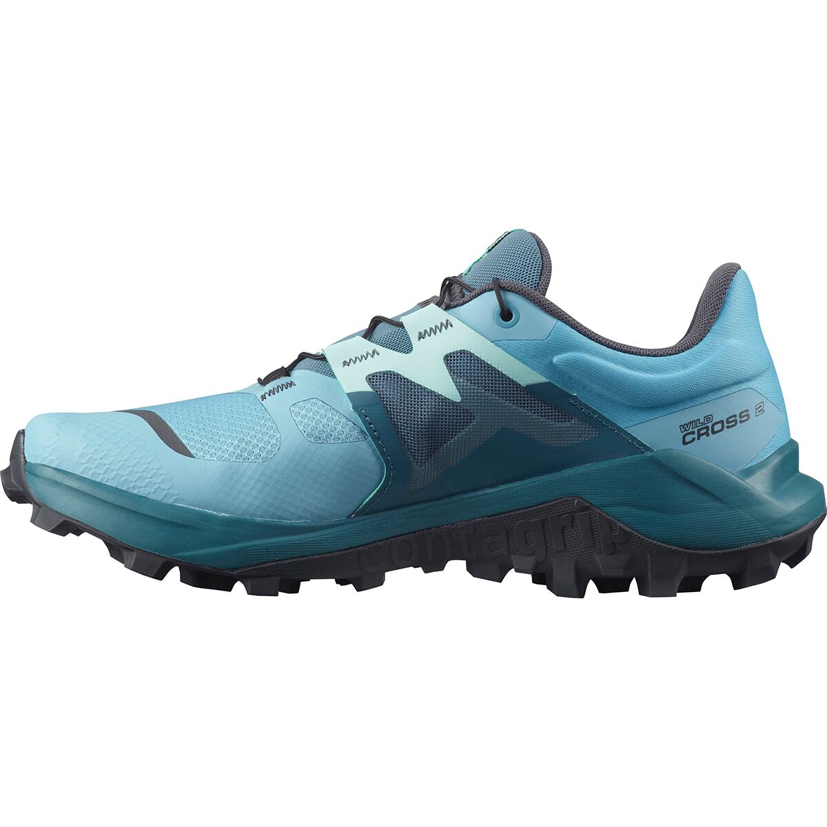 Women's Salomon Wildcross 2 Delphinium Blue/Mallard Blue/Yucca 10 B