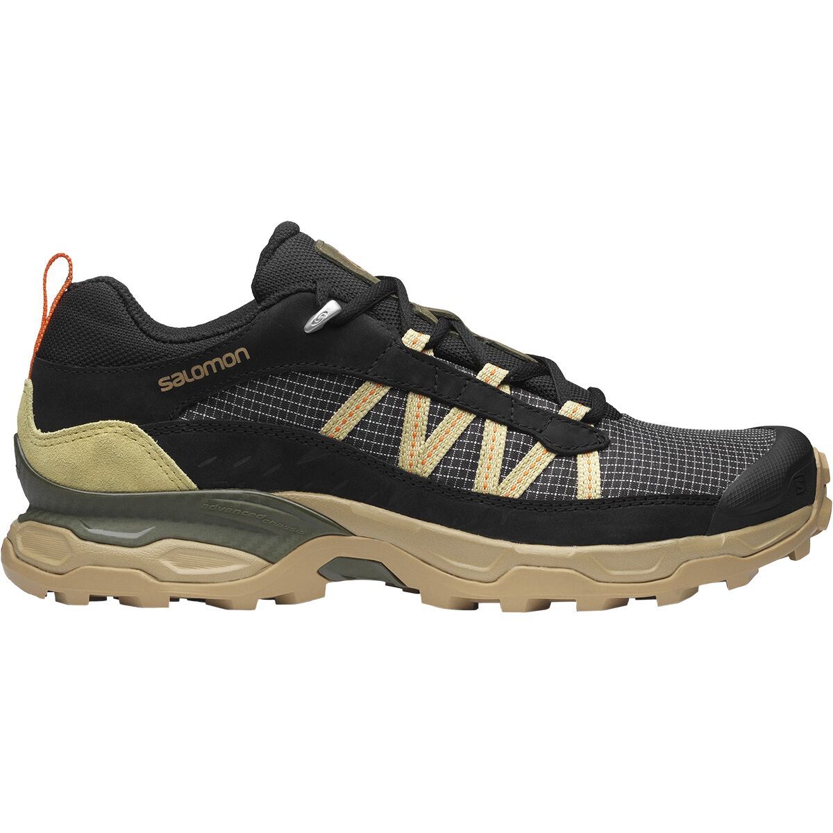 Salomon Shelter Low LTR Shoe Black/Kelp/Leek Green, US 4.0/UK 3.5