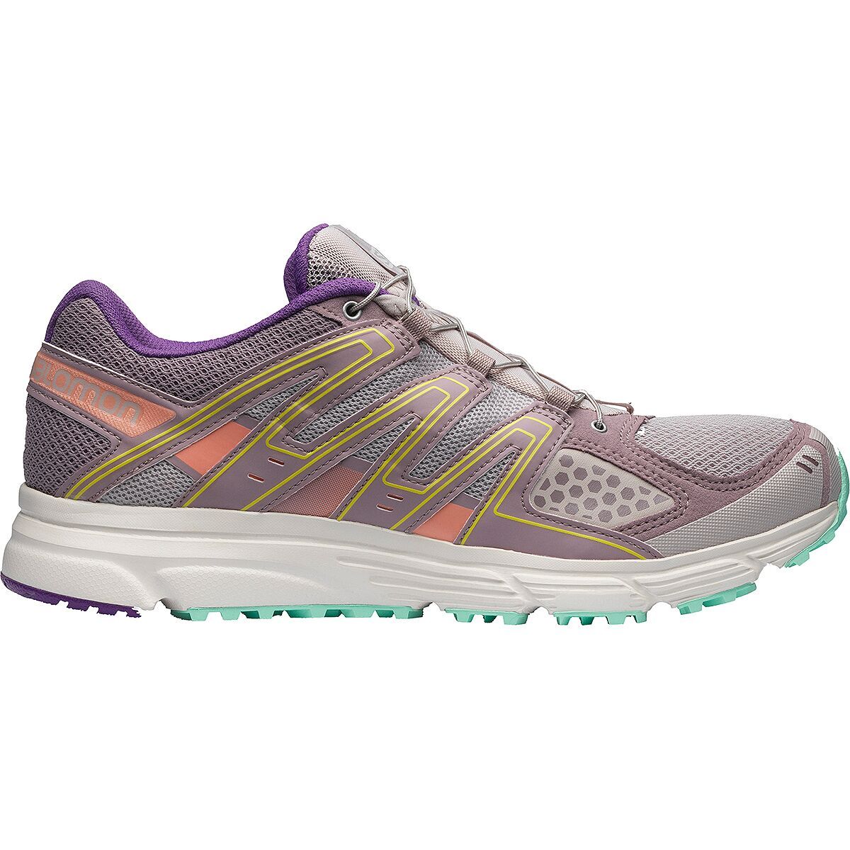 Salomon X-Mission 3 Shoe Quail/Ashes Of Roses/Golden Kiwi, US 10.0/UK 9.5