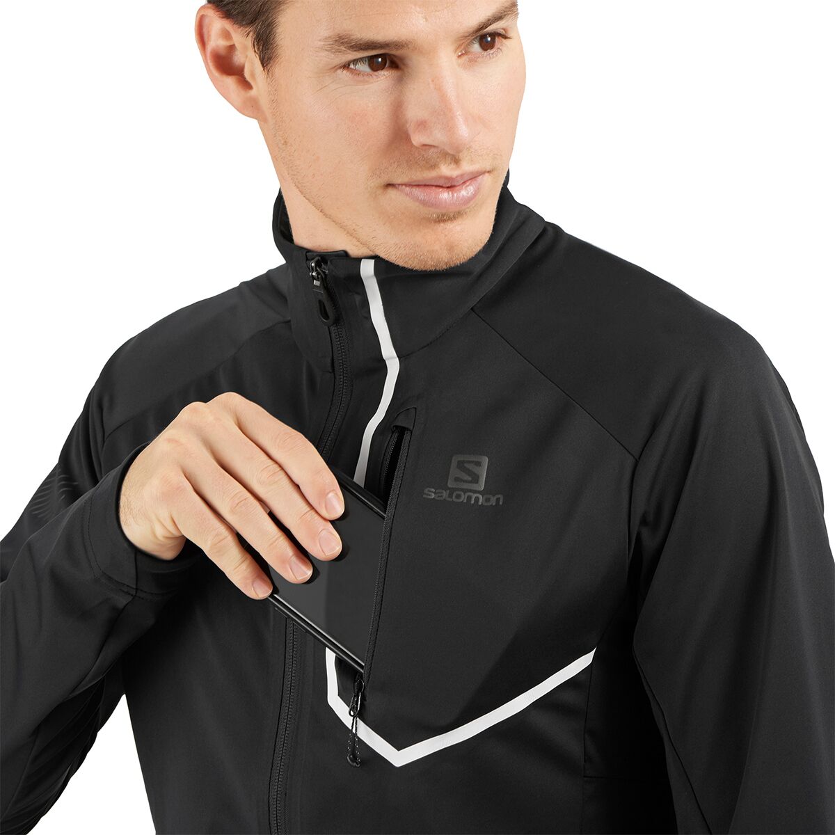 Salomon GORE-TEX INFINIUM Windstopper Pro Jacket - Men's - Clothing