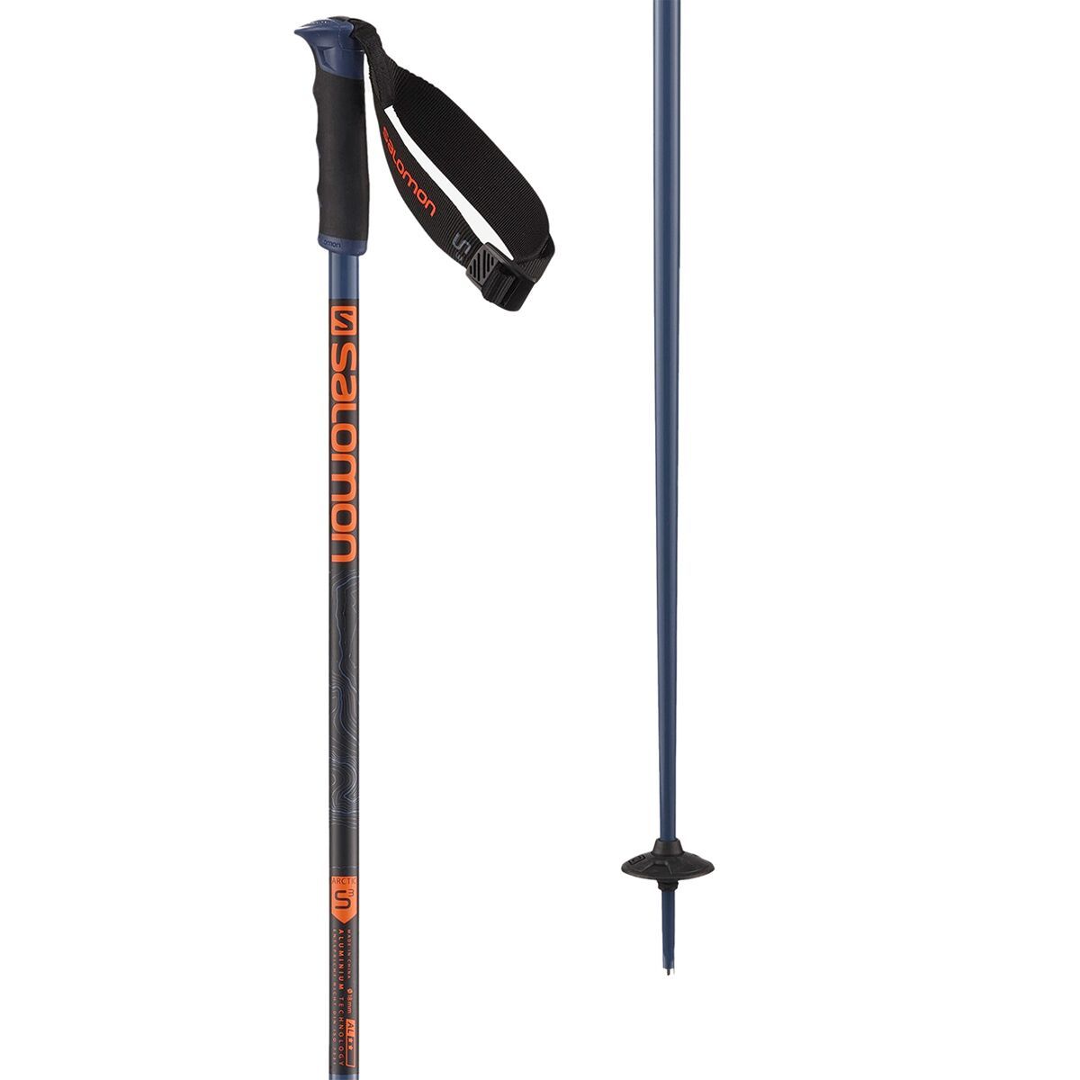 Salomon Arctic S3 Ski Poles Gunmetal, 125cm