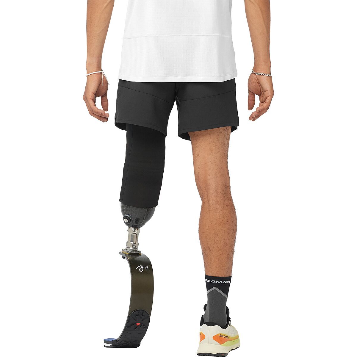 Salomon Cross No Liner 7in Short - Men's Deep Black, XXL