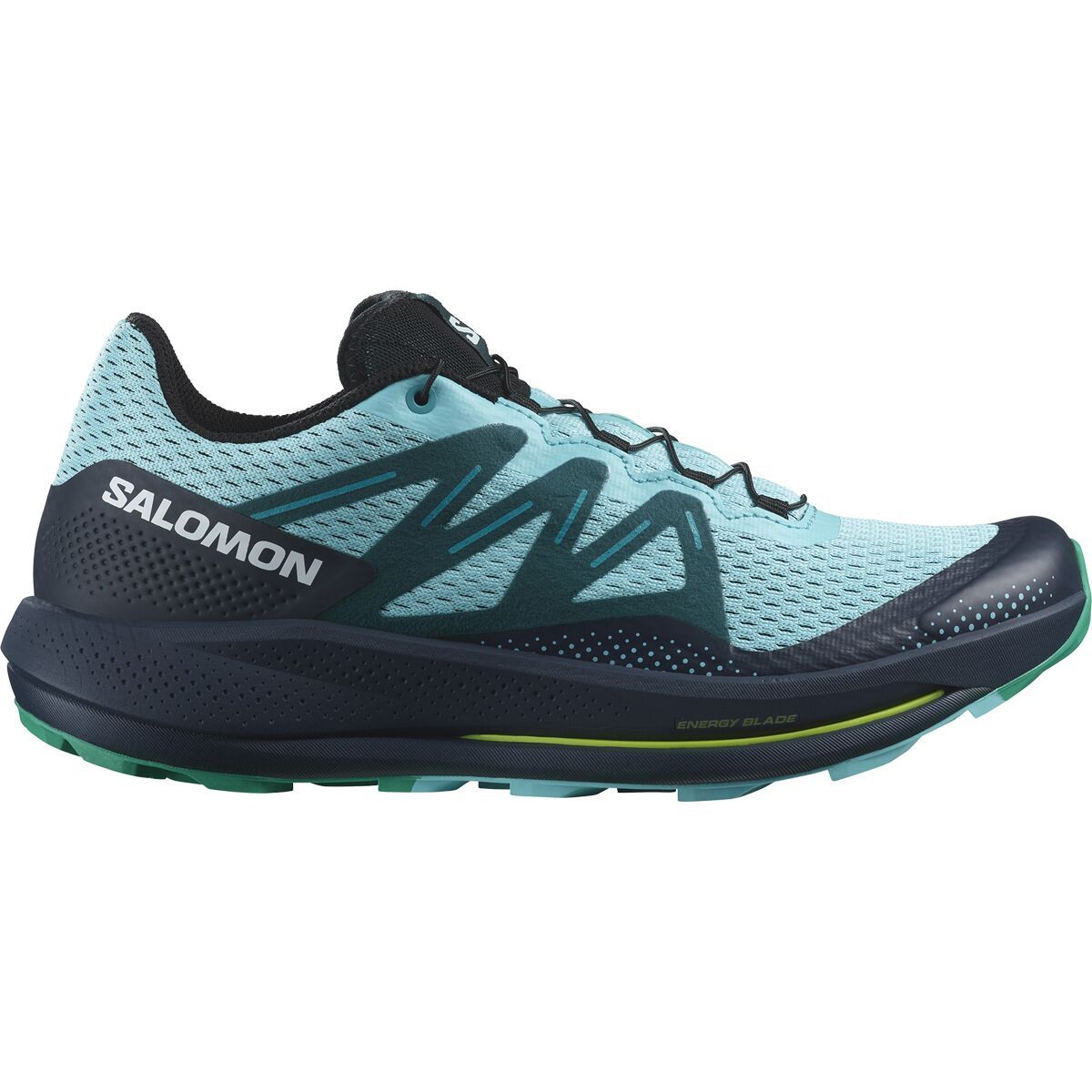 Salomon Pulsar Trail Running Shoe - Men's Blue Radiance Carbon Emerald, US 13.0/UK 12.5