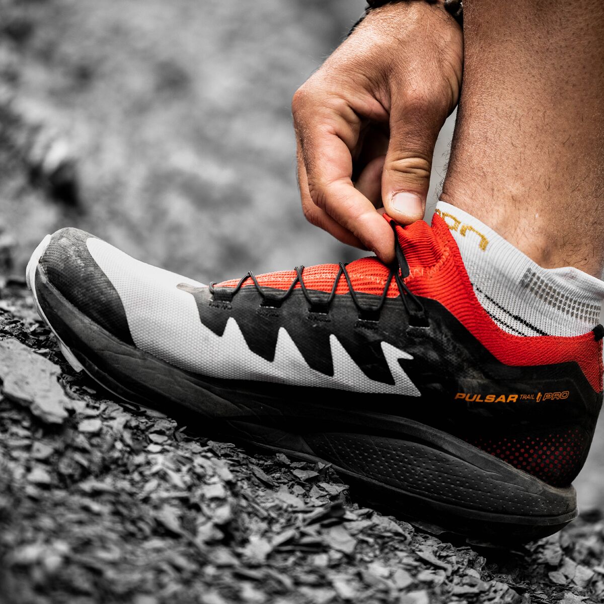 salomon black limited edition pulsar sneakers