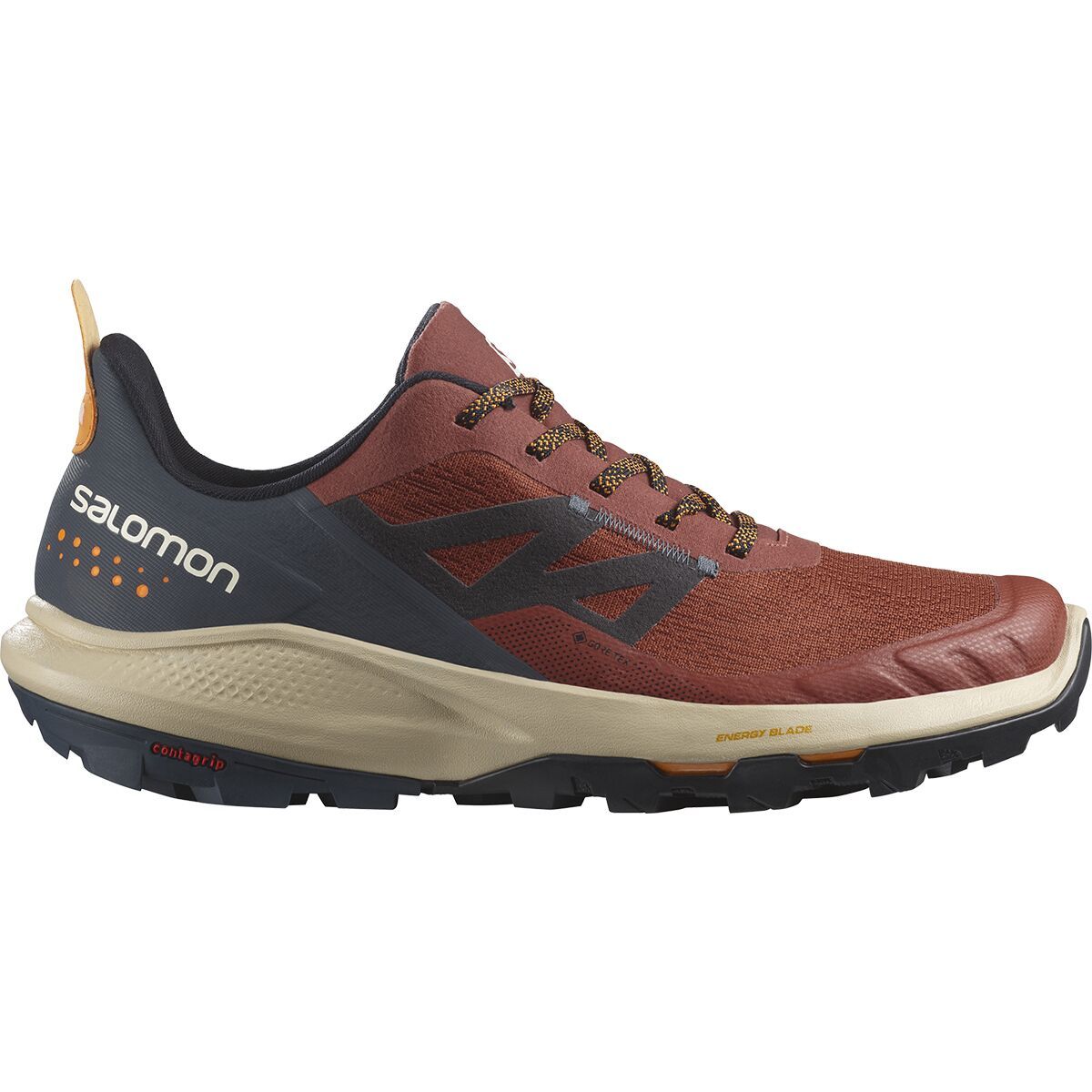 Salomon Outpulse GTX Hiking Shoe - Men's Burnt Henna India Ink Turmeric, US 8.0/UK 7.5