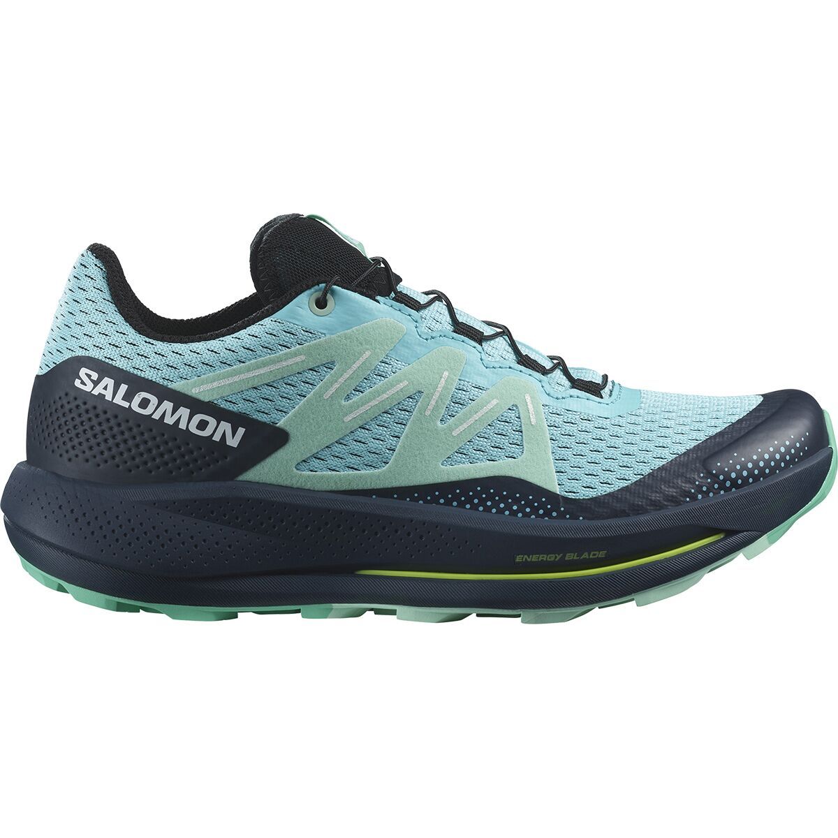 Salomon Pulsar Trail Running Shoe - Women's Blue Radiance Carbon Yucca, US 9.0/UK 7.5