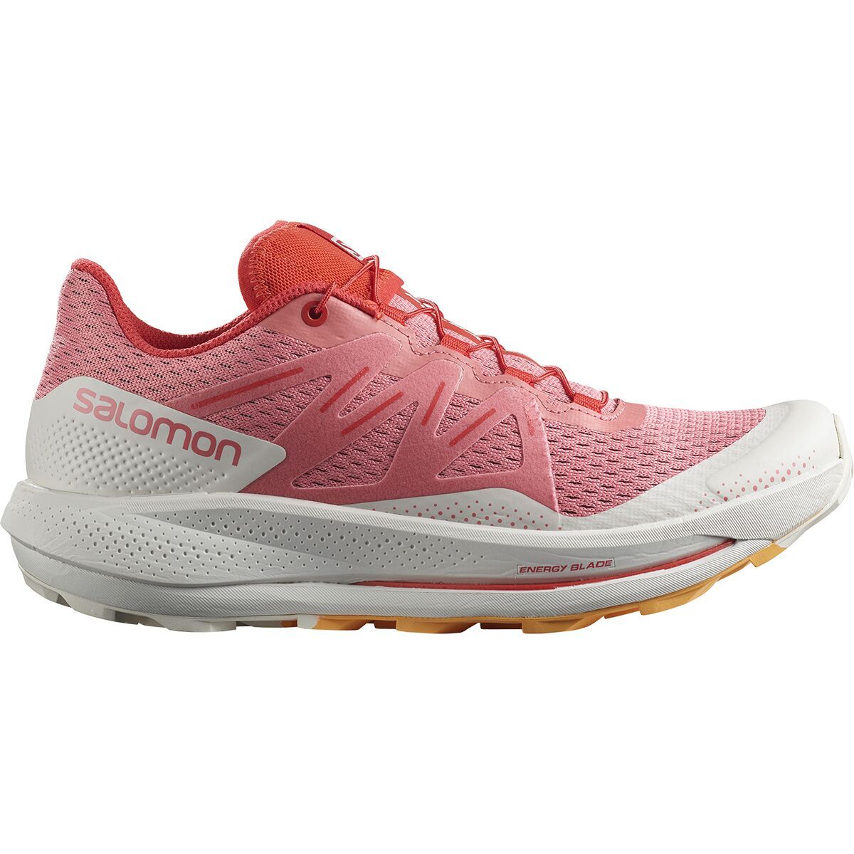 Salomon Pulsar Trail Running Shoe - Women's Tea Rose/Black/Blazing Orange, US 8.0/UK 6.5