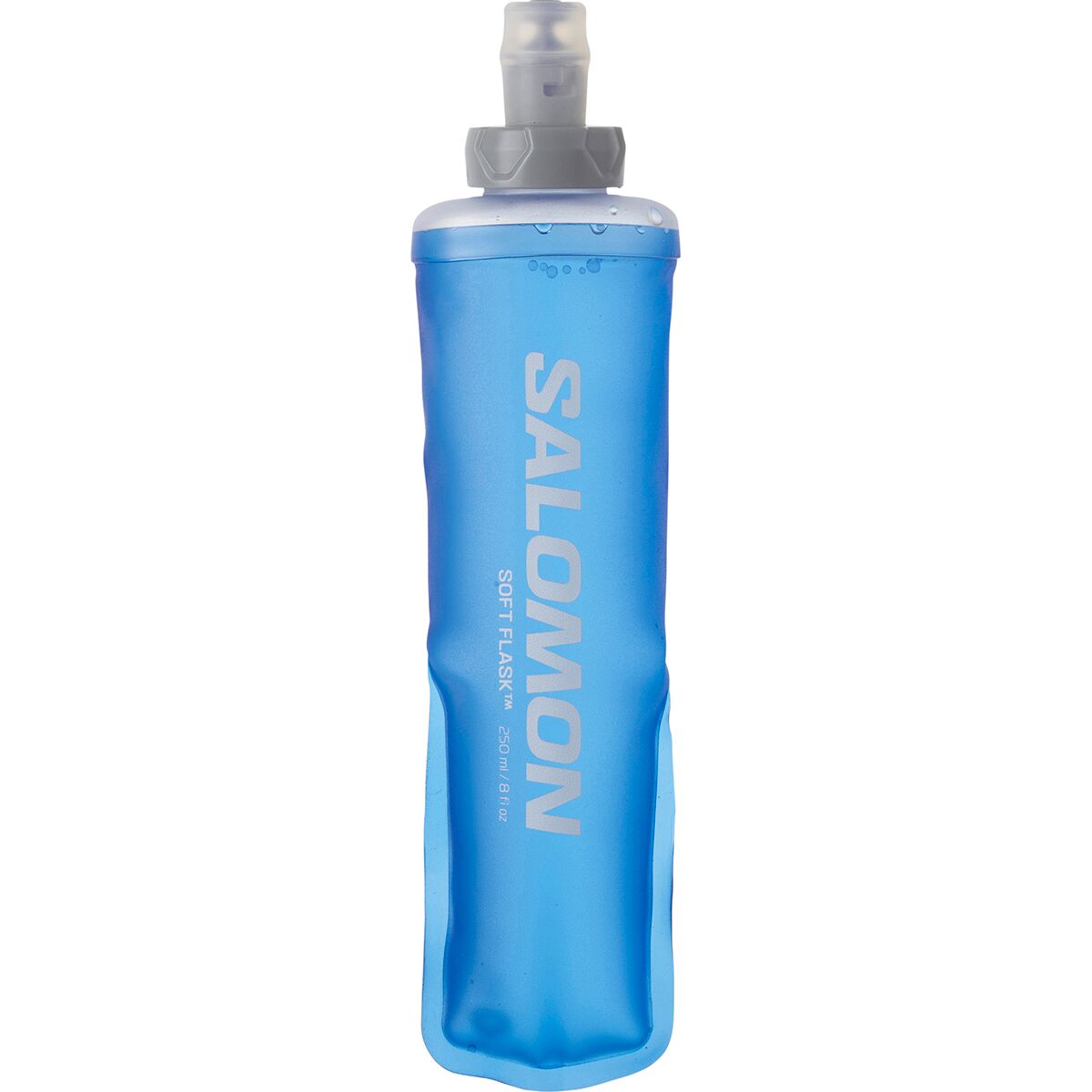 Image of Salomon Soft Flask 250ml Water Bottle Clear Blue, 28mm Cap