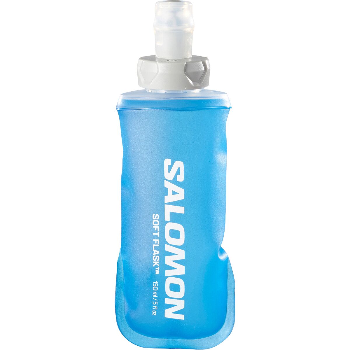 Salomon Soft Flask 150ml Water Bottle Clear Blue, 28mm Cap
