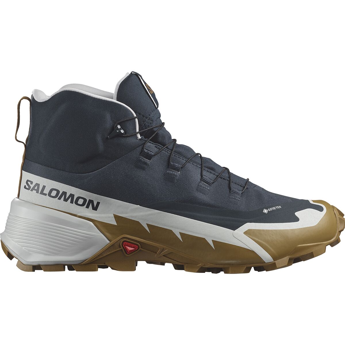 Image of Salomon Cross Hike 2 Mid GTX Boot - Men's Carbon/Glacier Gray/Bronze Brown, US 10.0/UK 9.5