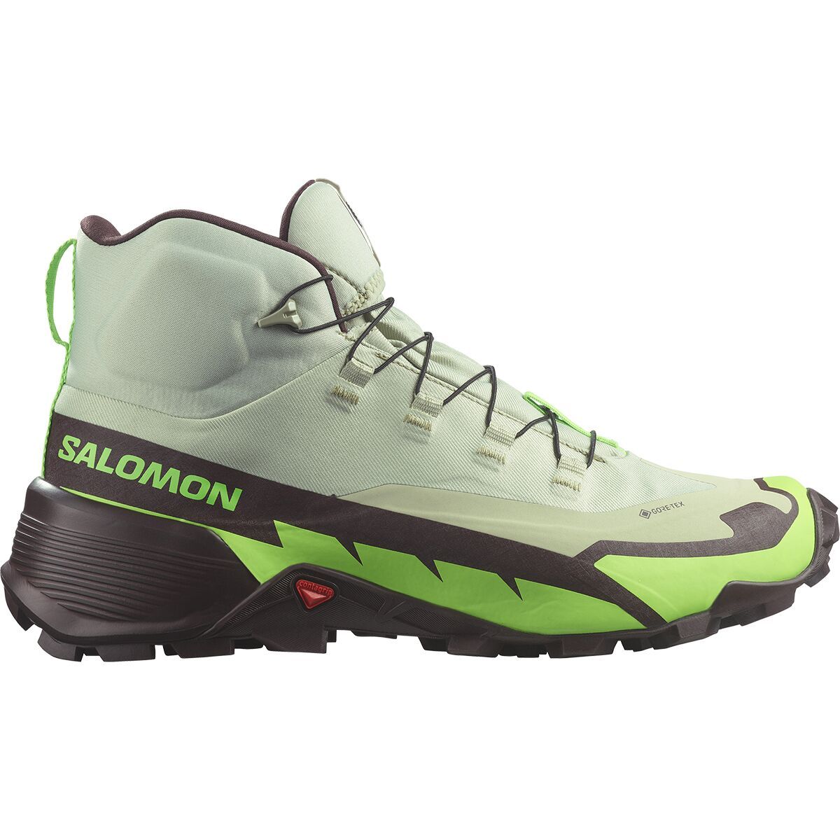 Salomon Cross Hike 2 Mid GTX Boot - Men's Desert Sage/Green Gecko/Chocolate Plum, US 13.0/UK 12.5