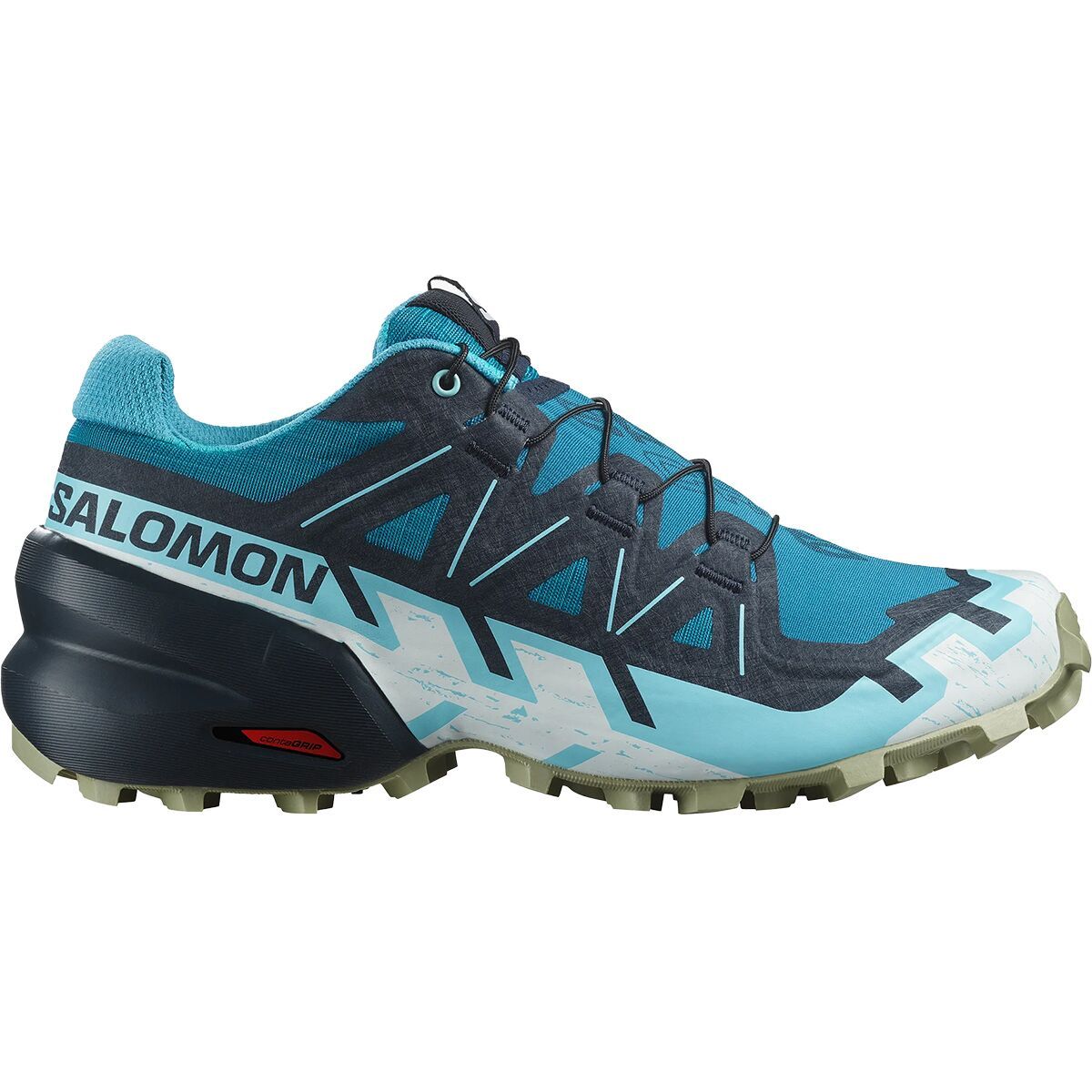 Salomon Speedcross 6 Trail Running Shoe - Women's Tahitian Tide/Carbon/Tea, US 9.5/UK 8.0