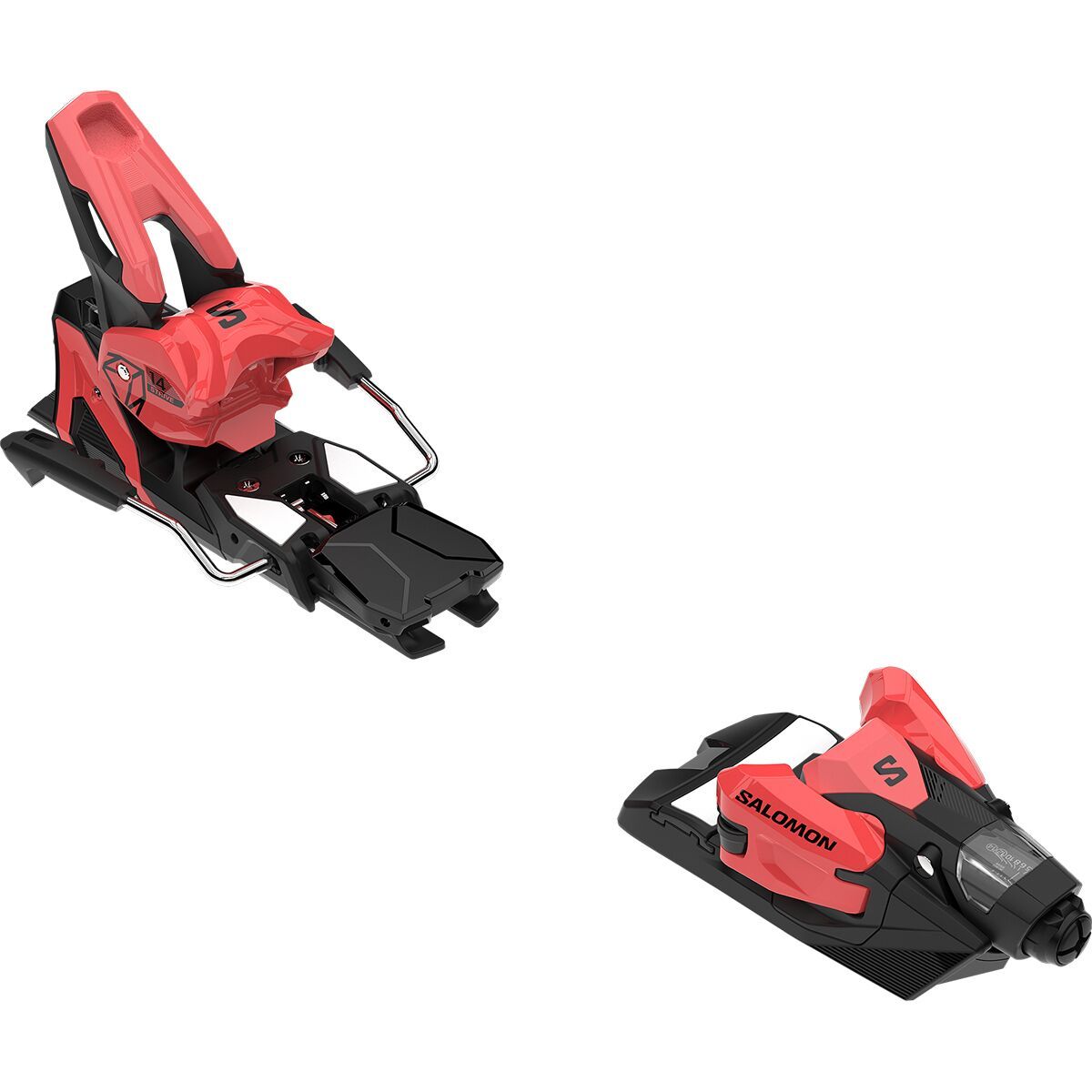 Image of Salomon Strive GW 14 Ski Binding - 2026 Fusion Coral/Black/Black, D100