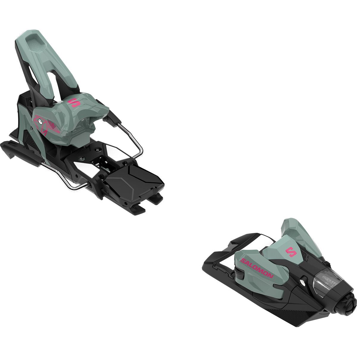 Image of Salomon Strive GW 14 Ski Binding - 2026 Iceberg Green/Black/Sachet Pink, D90