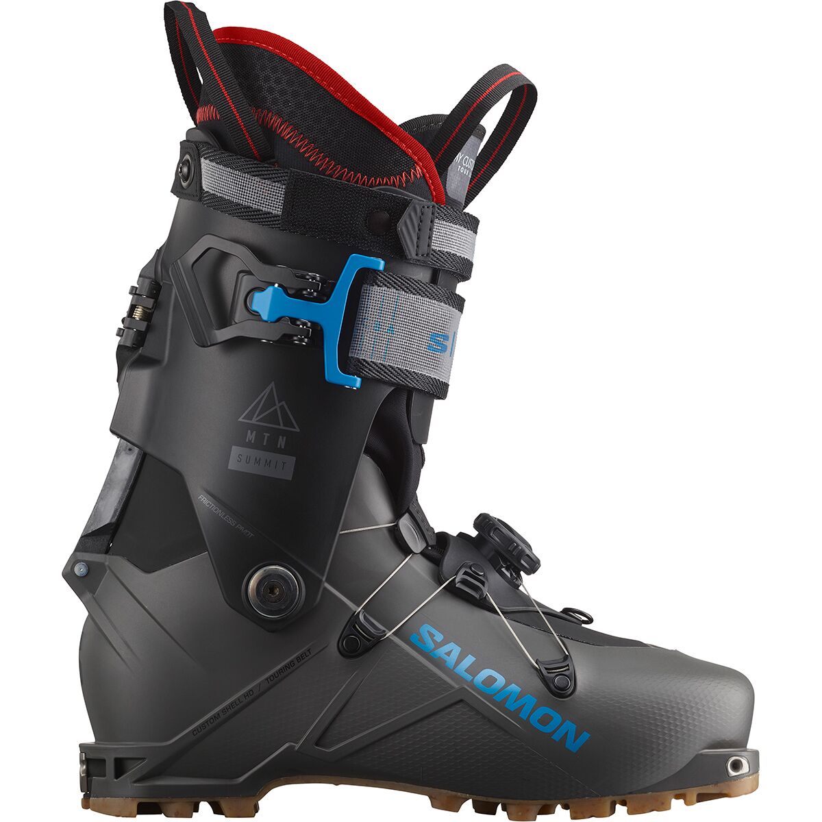 Image of Salomon S/Lab MTN Summit Touring Boot - 2025 Black/Anthracite/Trancend Blue, 22.5