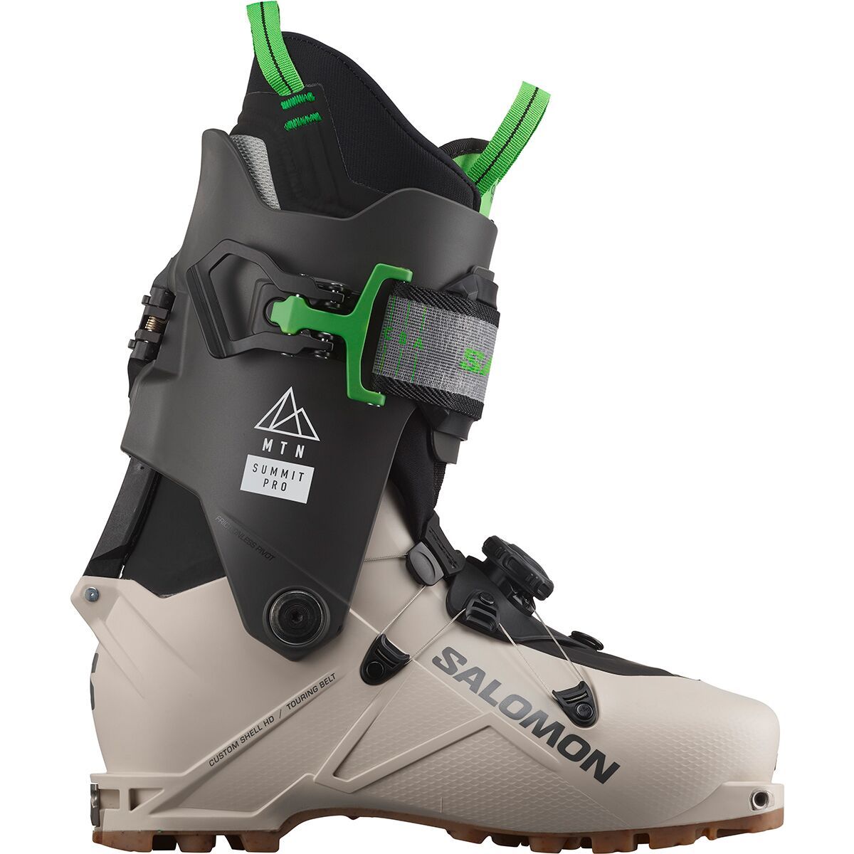Image of Salomon MTN Summit Pro Touring Boot - 2025 Rainy Day/Belluga/Pastel Neon, 24.5