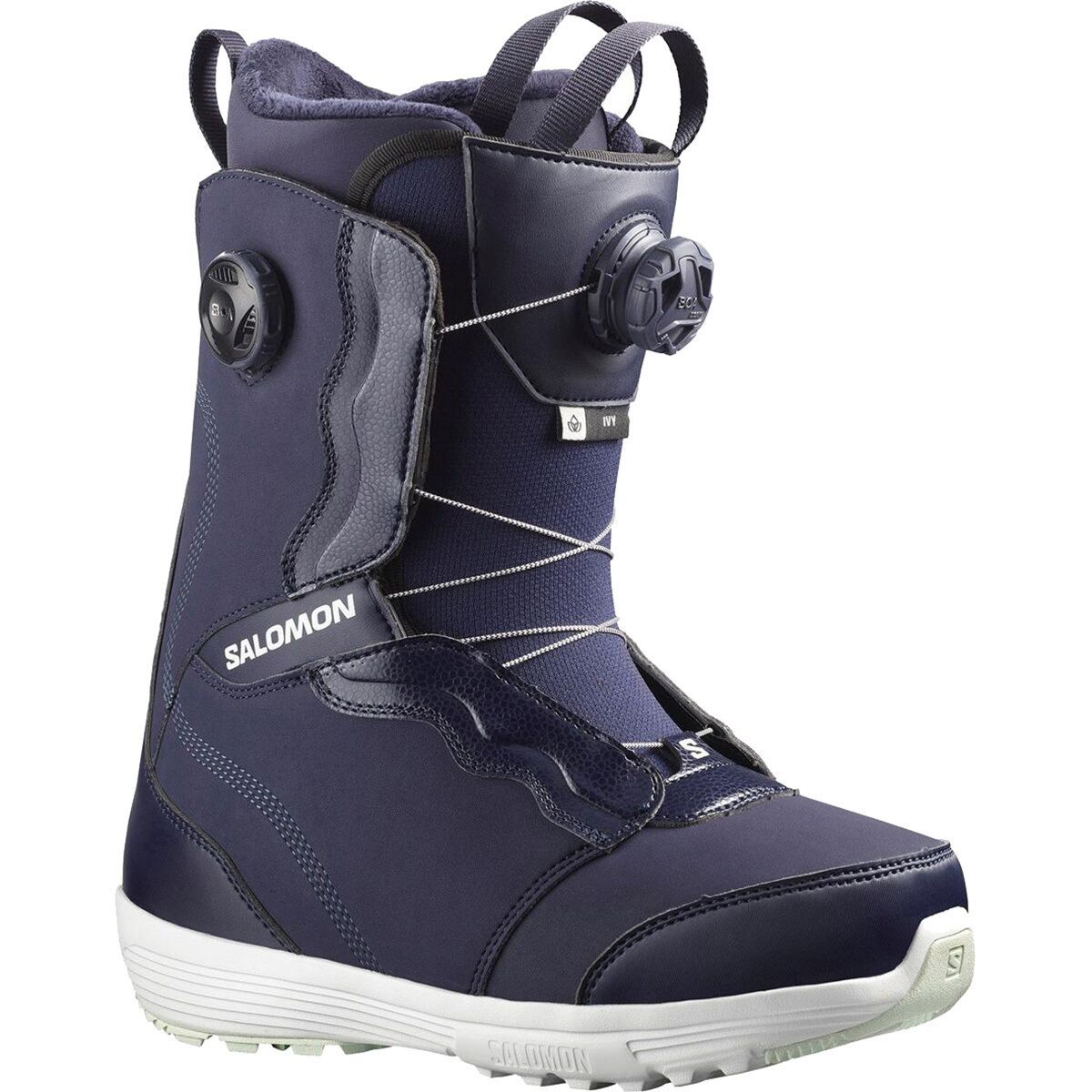 Image of Salomon Ivy SJ Boa Snowboard Boot - 2023 - Women's Evening Blue, 23.0