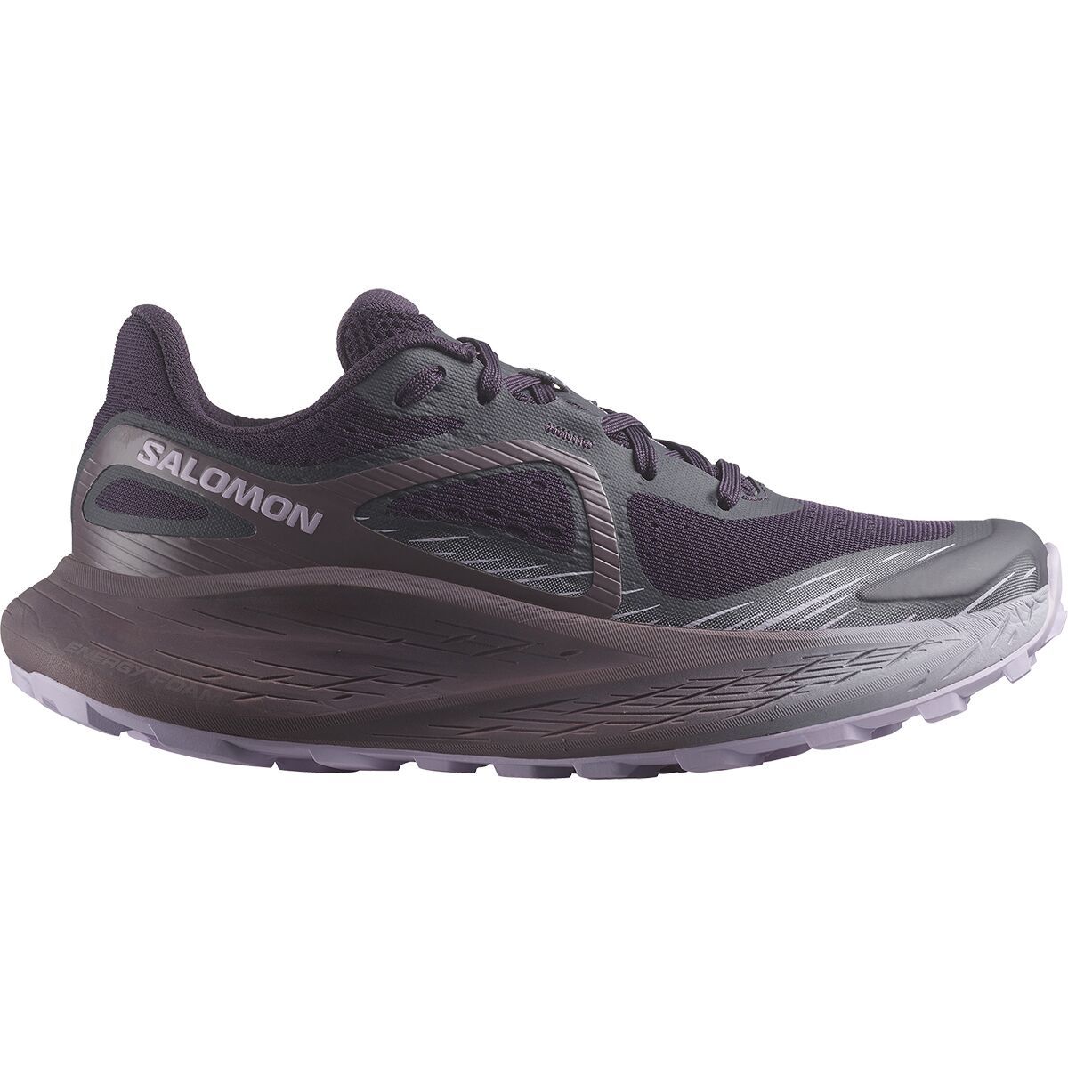 Salomon Glide Max Trail Running Shoe - Women's Nightshade Moonscape Orchid Bloom, US 6.5/UK 5.0