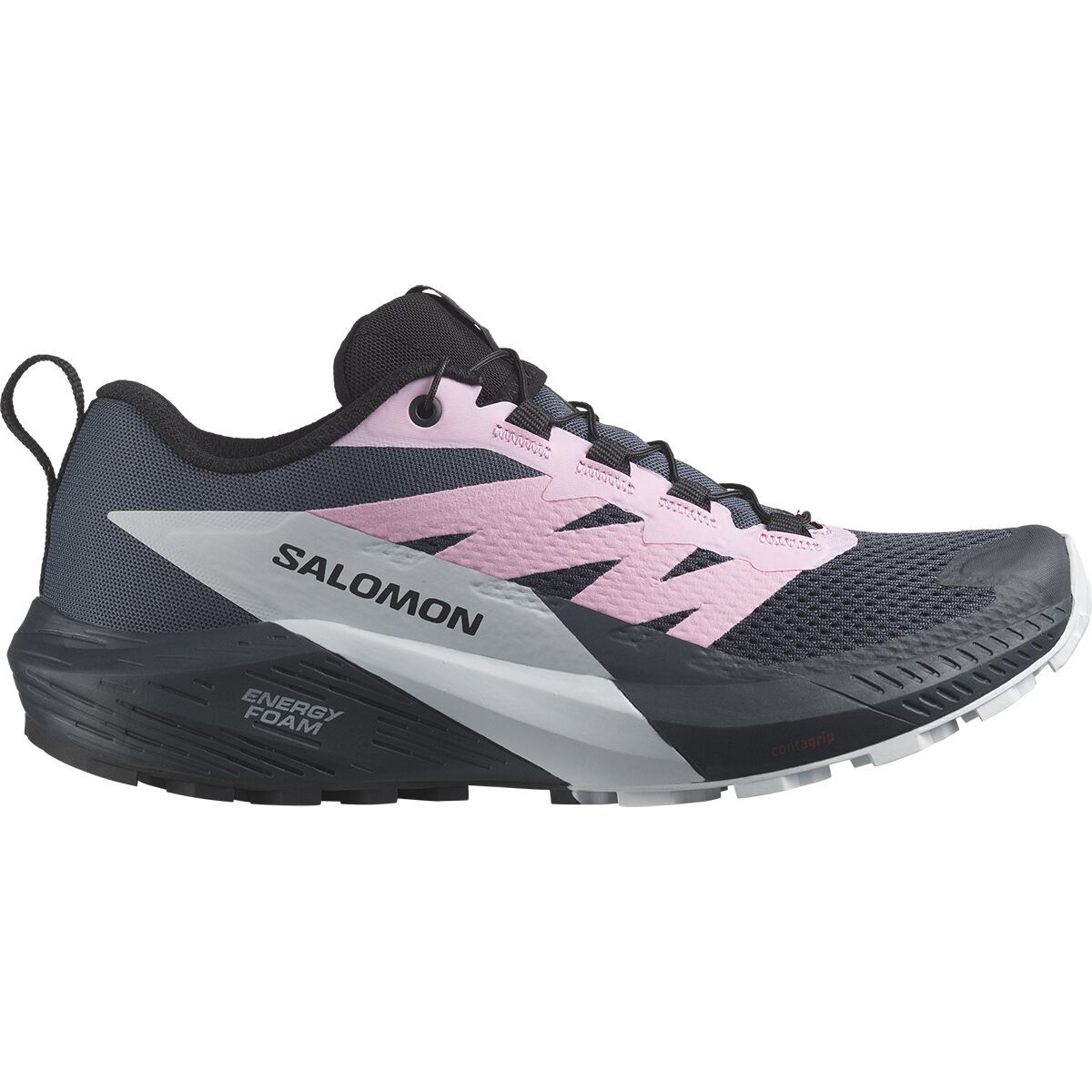 Salomon Sense Ride 5 Trail Running Shoe - Women's India Ink Lilac Sachet Arctic Ice, US 7.0/UK 5.5
