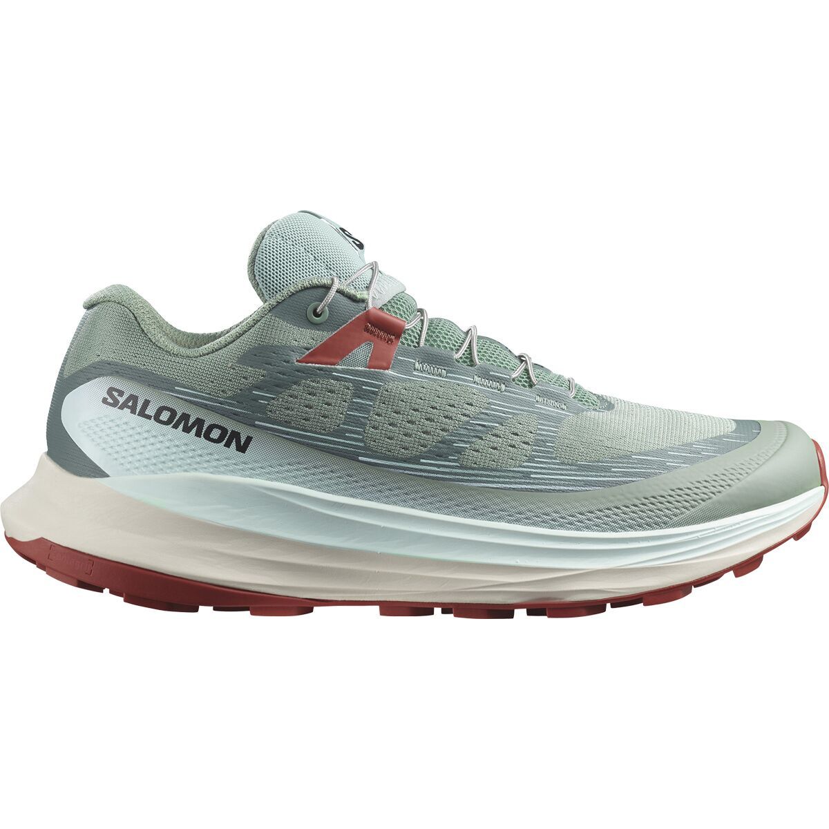 Salomon Ultra Glide 2 Trail Running Shoe - Women's Lily Pad Bleached Aqua Hot Sauce, US 8.5/UK 7.0