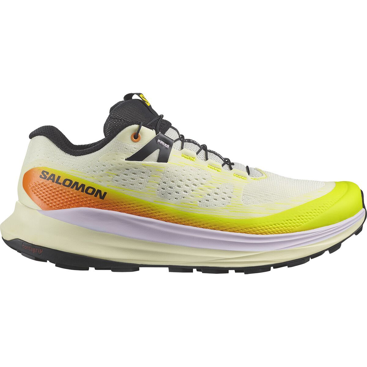Salomon Ultra Glide 2 Trail Running Shoe - Women's Vanilla Ice/Sulphur Spring/Orchid Petal, US 9.5/UK 8.0