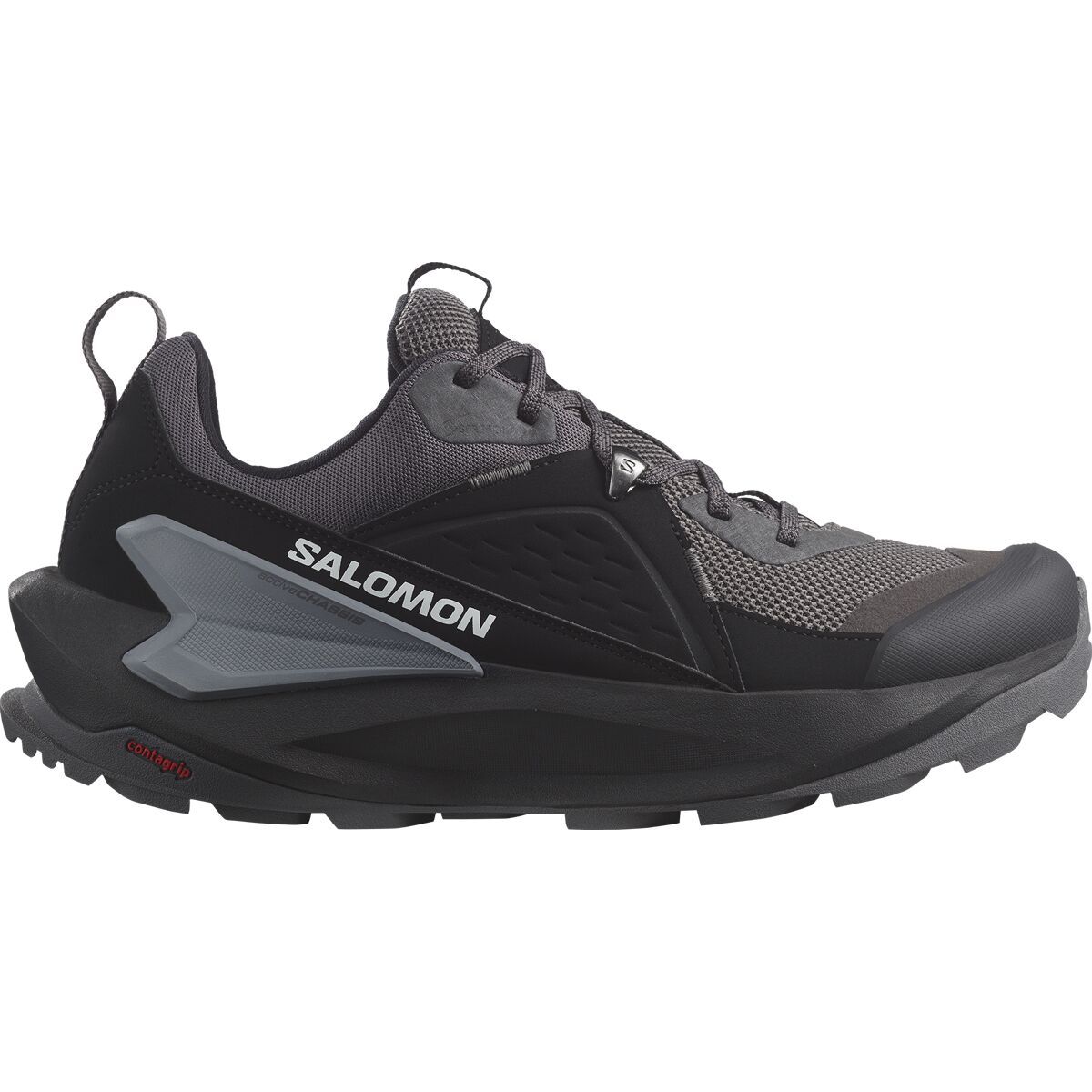 Salomon Elixir Gore-Tex Hiking Shoe - Men's Black/Magnet/Quiet Shade, US 8.5/UK 8.0