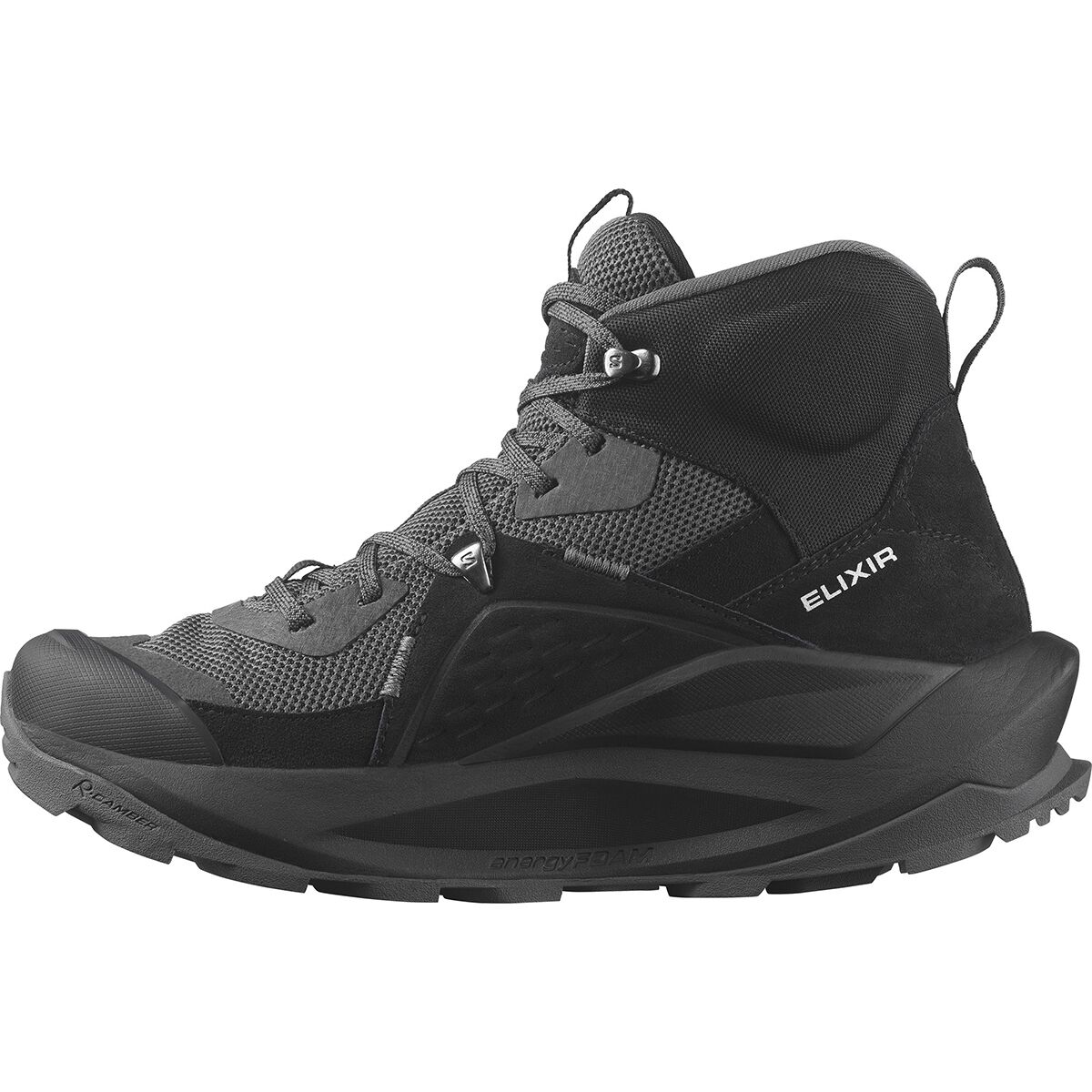 国内配送 SALOMON ELIXIR MID GTX BLACK/DRIED HERB/STHER Men's Salomon Elixir Mid GORE-TEX® | Zappos.com