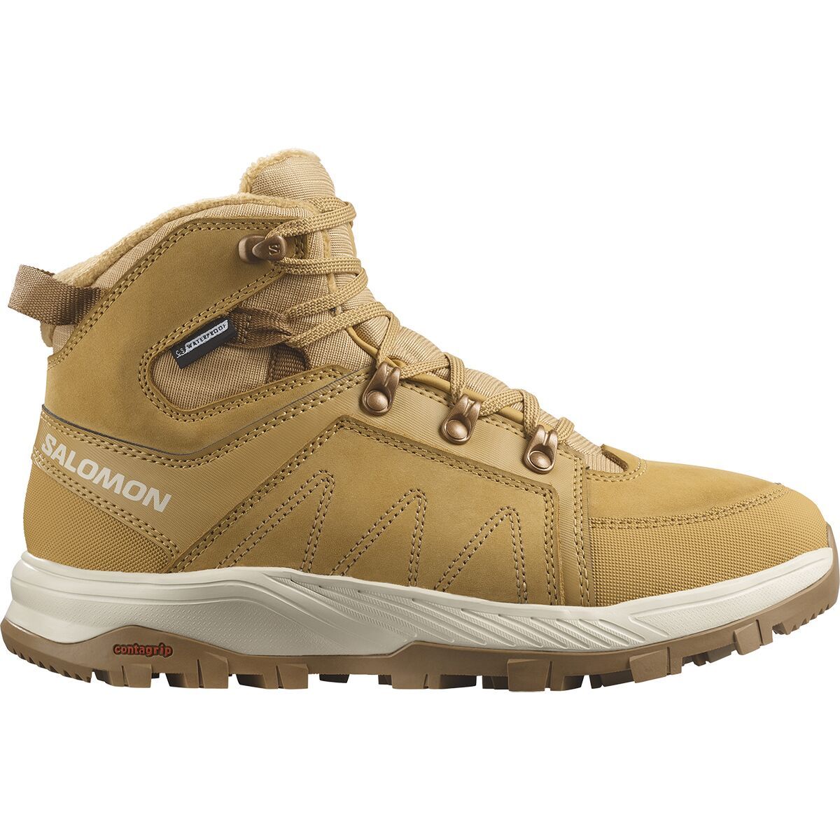 Salomon Outchill Thinsulate Climasalomon Boot - Women's Taffy/Almond Milk/Rawhide, US 9.0/UK 7.5