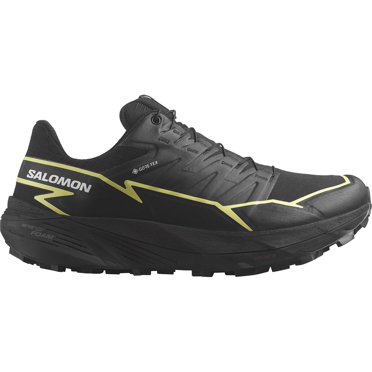Salomon Thundercross GORE-TEX Trail Running Shoe - Women's Black/Black/Charlock, US 6.0/UK 4.5