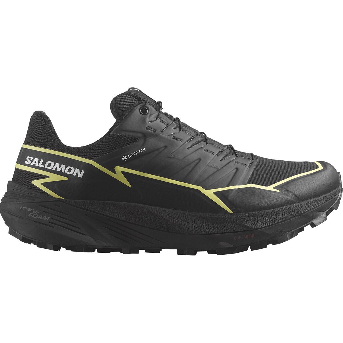 Salomon Thundercross GORE-TEX Trail Running Shoe - Women's Black/Black/Charlock, US 5.5/UK 4.0