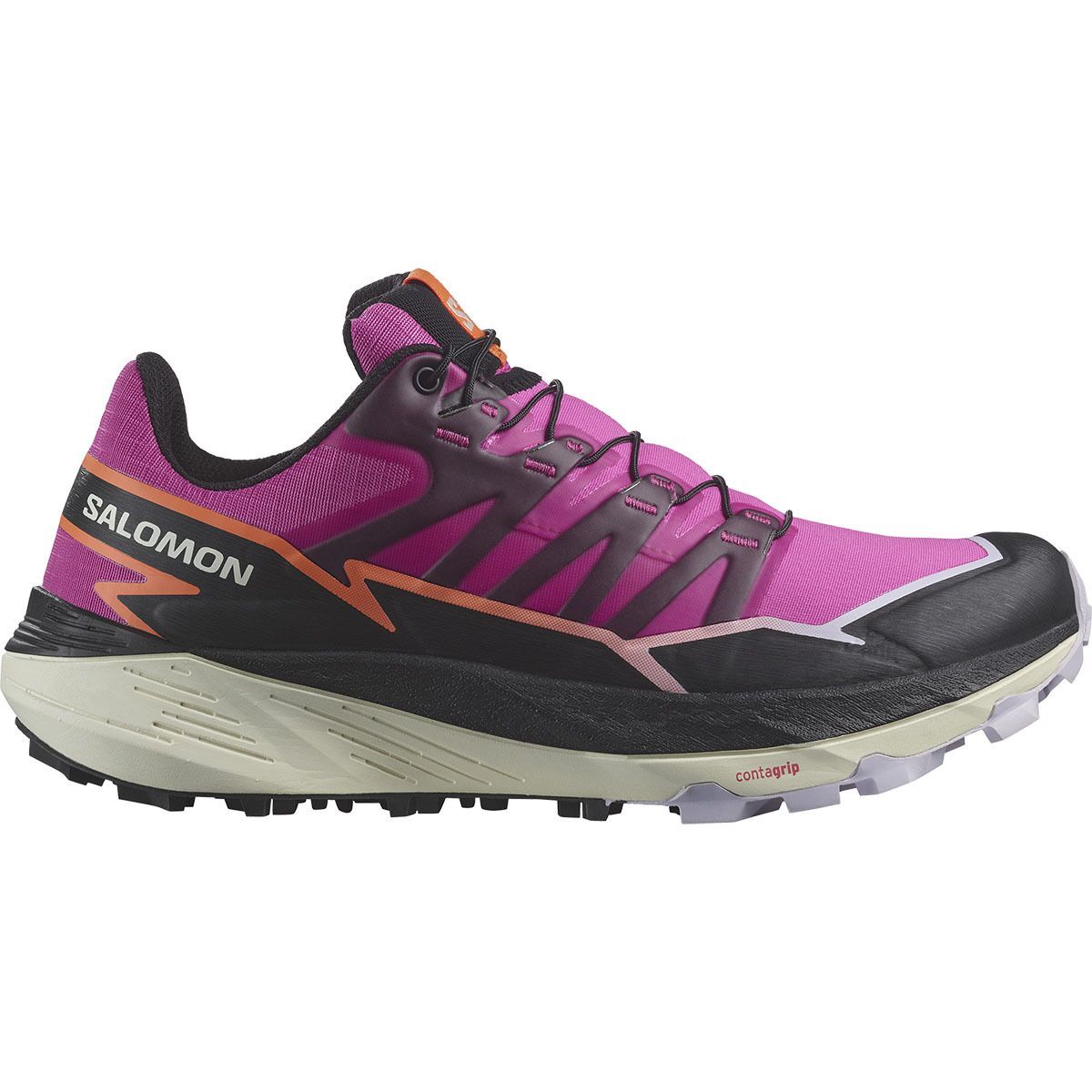 Salomon Thundercross Trail Running Shoe - Women's Rose Violet/Black/Orchid Petal, US 6.0/UK 4.5