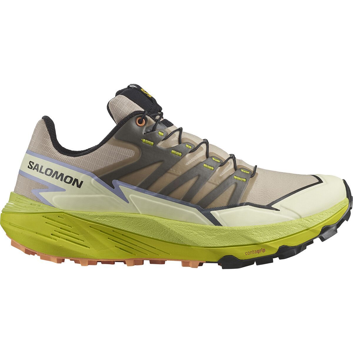 Salomon Thundercross Trail Running Shoe - Women's Safari/Sulphur Spring/Black, US 9.5/UK 8.0