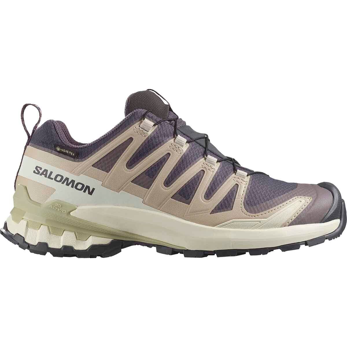 Image of Salomon XA Pro 3D V9 GORE-TEX Trail Running Shoe - Women's Nine Iron/Oxford Tan/Alfalfa, US 8.0/UK 6.5