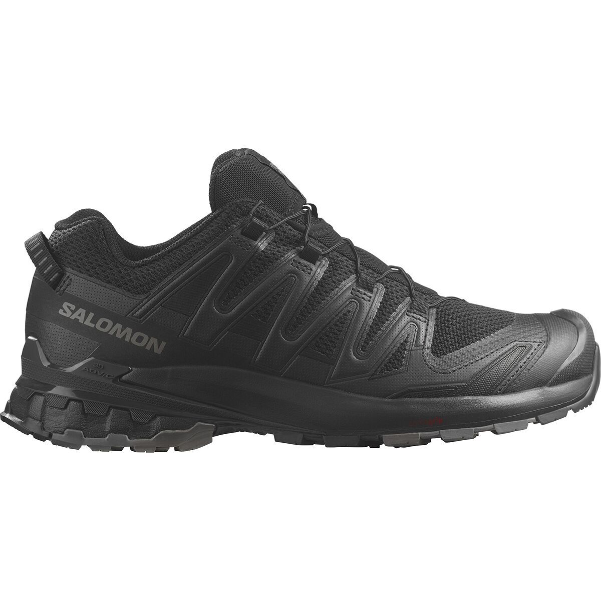 Image of Salomon XA Pro 3D V9 Trail Running Shoe - Men's Black/Phantom/Pewter, US 12.0/UK 11.5