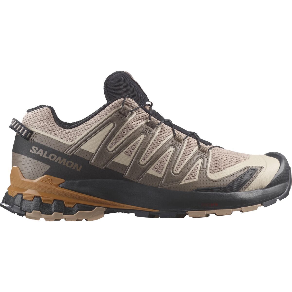Image of Salomon XA Pro 3D V9 Trail Running Shoe - Men's Natural/Black/Sugar Almond, US 12.0/UK 11.5